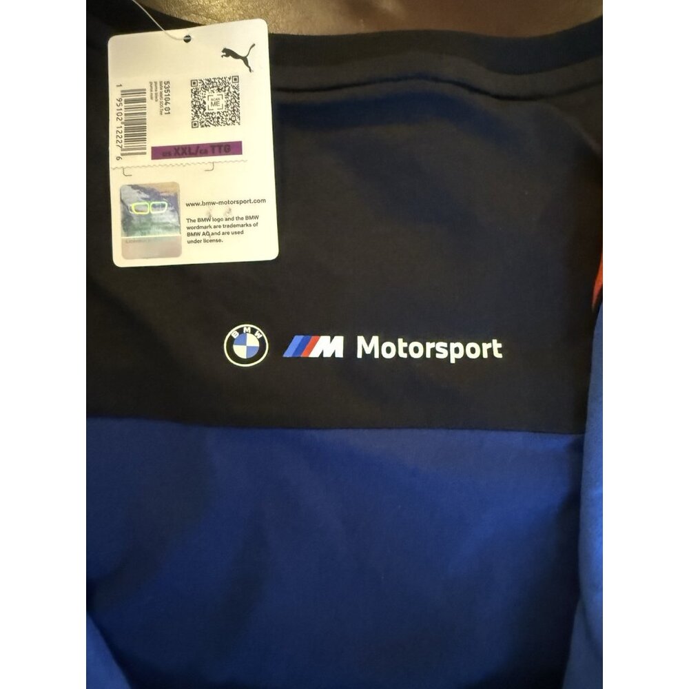 PUMA BMW MOTORSPORT SDS Men's T-Shirt Color Black and Blue Size XXL NWT - Picture 15 of 15
